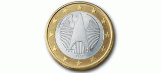 1 Euro Rückseite BRD