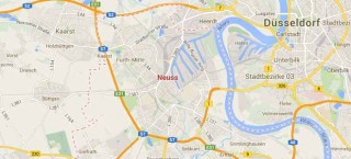 Die Stadt Neuss bei google maps